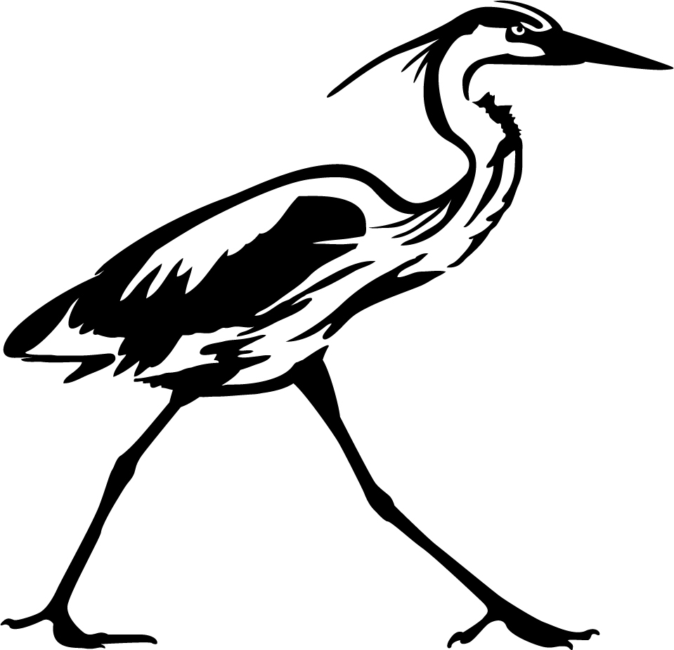 Great Heron Wall Decal