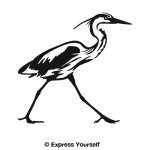 Great Heron Decal