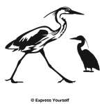 Great Herons Decal