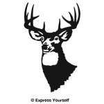 Whitetail Stag Wall Decal