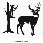 Silent Shot Buck Decal