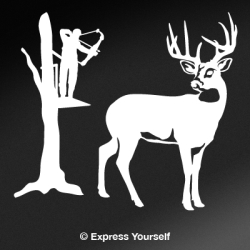 Silent Shot Buck Decal