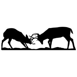 Battling Bucks Wall Decal