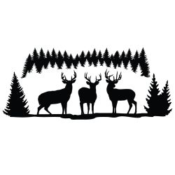 Back Country Bucks Wall Decal