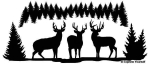 Back Country Bucks Wall Decal