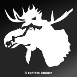 Moose Head Detail Decal