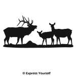 Elk Gang Wall Decal