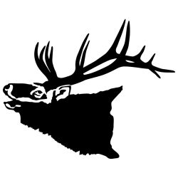 Bugling Bull Elk Wall Decal