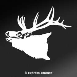 Bugling Bull Elk Decal