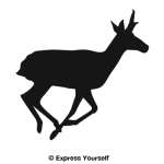 Pronghorn on the Move Decal