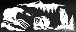 Wilderness Kodiaks Bear Mural Decal