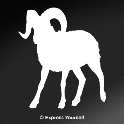 Bighorn Sheep Walking Decal