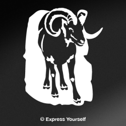 Bighorn Sheep Decal