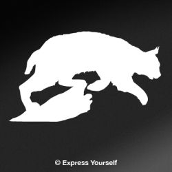 Bobcat on the Hunt Decal