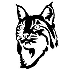 Bobcat Face Wall Decal