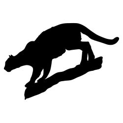 Cougar Ready to Leap Wall Decal