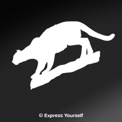 Cougar Ready to Leap Decal