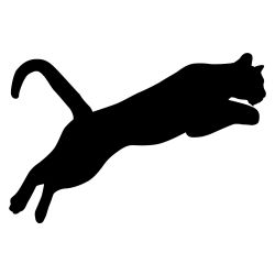 Cougar Leap Wall Decal