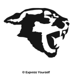 Cougar Face Decal