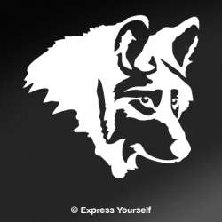 Wolf Profile Decal