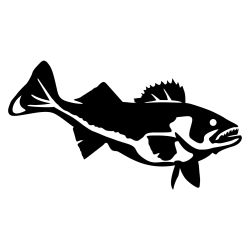 Hungry Walleye Wall Decal