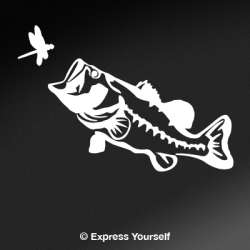 Big Mouth Largemouth Bass Decal