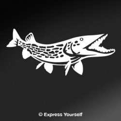 Northern Pike Detailed Decal