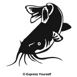 Catfish Feeding Decal