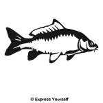 Carp Detailed Wall Decal