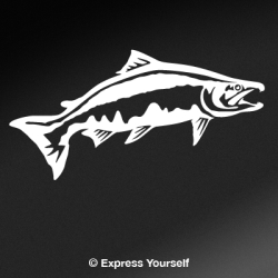 Chinook Salmon Leap Decal