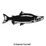 Sockeye Salmon Wall Decal