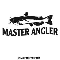 Master Angler Catfish Decal