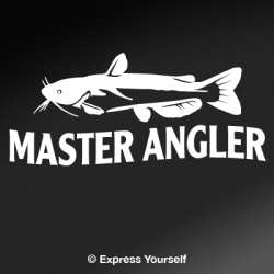 Master Angler Catfish Decal