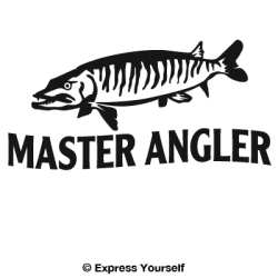 Master Angler Muskie Decal