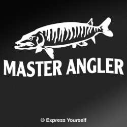 Master Angler Muskie Decal