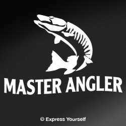 Master Angler Muskie 2 Decal