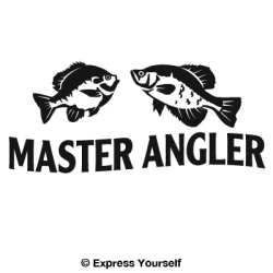 Master Angler Panfish Decal