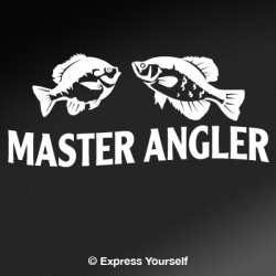 Master Angler Panfish Decal