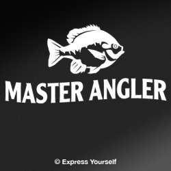 Master Angler Sunfish Decal