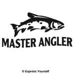 Master Angler Trout 2 Decal