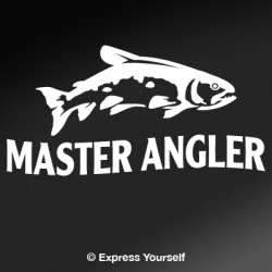 Master Angler Trout 2 Decal