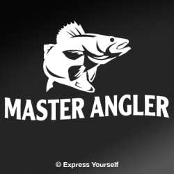 Master Angler Walleye Decal