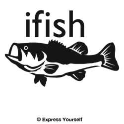 ifish Bass Decal