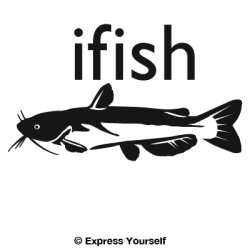 ifish Catfish  Decal