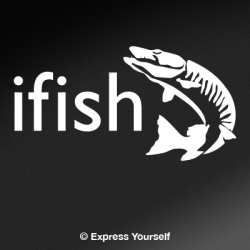 ifish Muskie 2 Decal