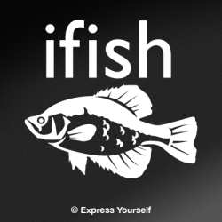 ifish Crappie Decal