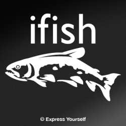 ifish Trout 2 Decal