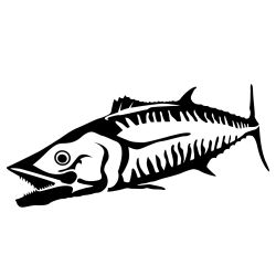 Mackerel Wall Decal