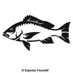 Red Snapper Decal