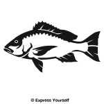 Red Snapper Wall Decal